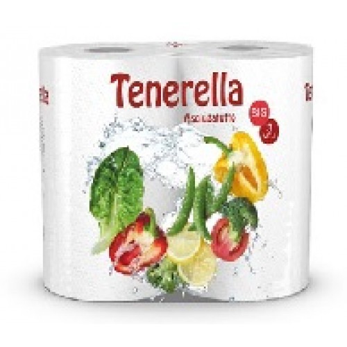 Ρολό Κουζίνας, 2 ρολά, 0% χνούδι, 44 μέτρα, Τρίφυλλο με μοναδικό Décor (732/22)